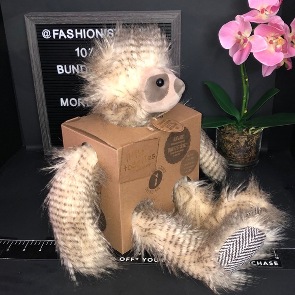 NEW Little toasties New Zealand -Gus the sloth - Picture 6 of 9